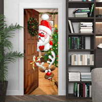 Vorweihnachtlicher Türdeckel-Ornament