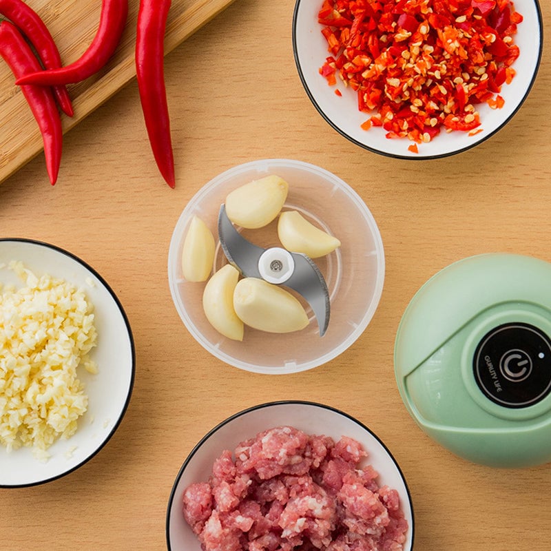 🧄USB Rechargebale Electric Garlic Grinder