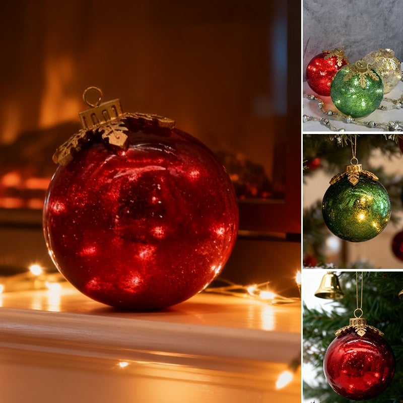 Glas-Tisch-Weihnachtsornamente