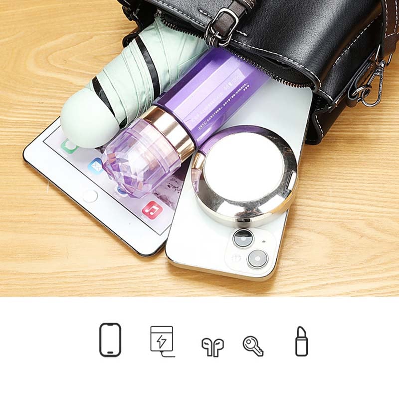 Nischen-Umhängetasche aus PU-Leder für Damen👜