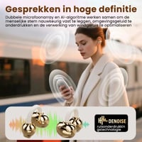 Modieuze draadloze clip-on hoofdtelefoon