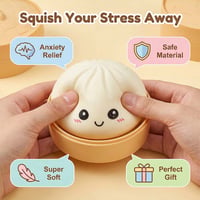 Steamed Bun Squishy Toy (Fun Squeeze Toy)