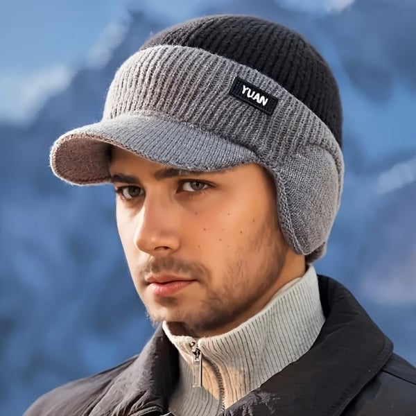 Windproof Thermal Cap with Visor