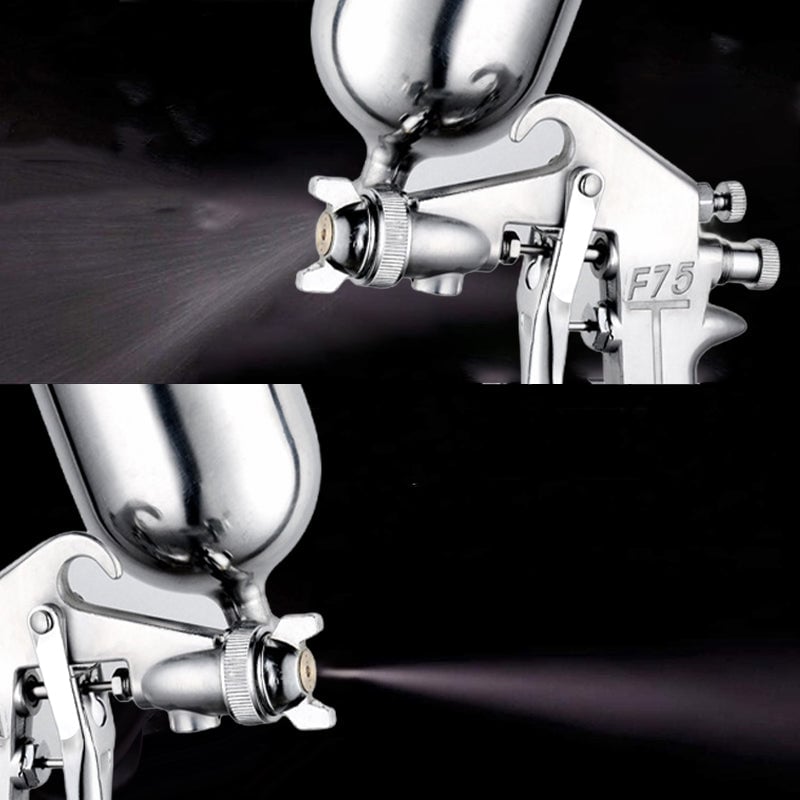 Pneumatisk spraypistol med topbeholder