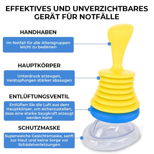 Vitalkapazitätstrainer + Erstickungsschutz
