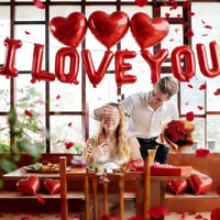 Valentinstag-Ballondekorationen