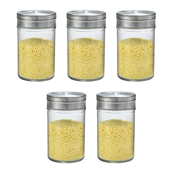 Glass Spice Jars Set