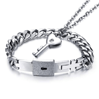 Hartslot armband & ketting