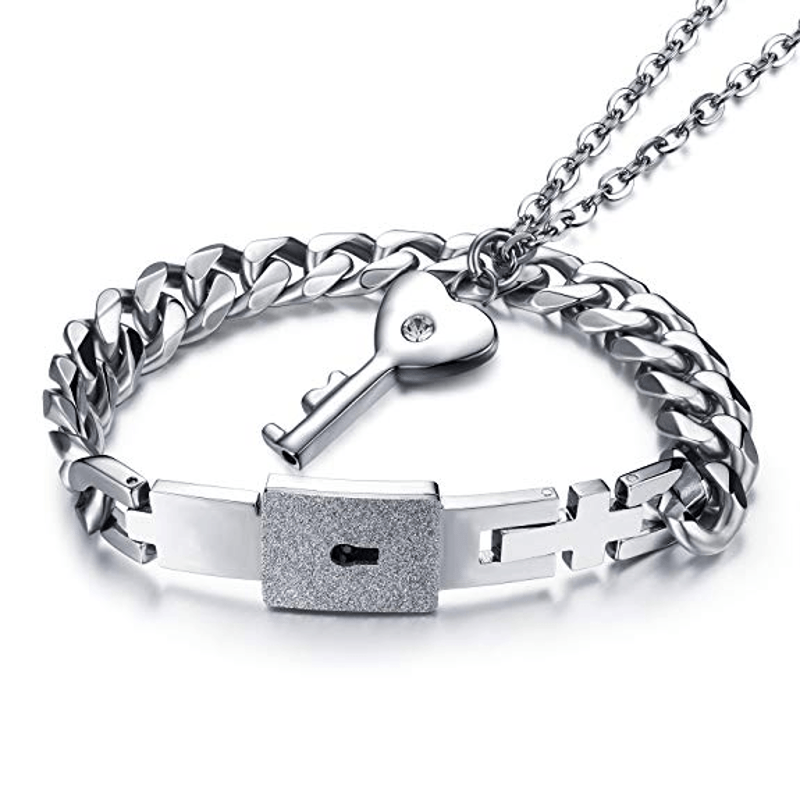 Hartslot armband & ketting