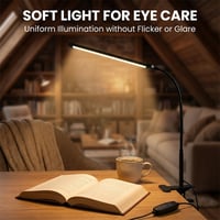 Clip-on desk lamp