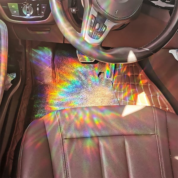 Adsorption Regenbogen Glas Fenster Aufkleber (Zufälliger Stil, 10 Stück)