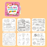 Kinder Cartoon Wasserfarben-Malbuch