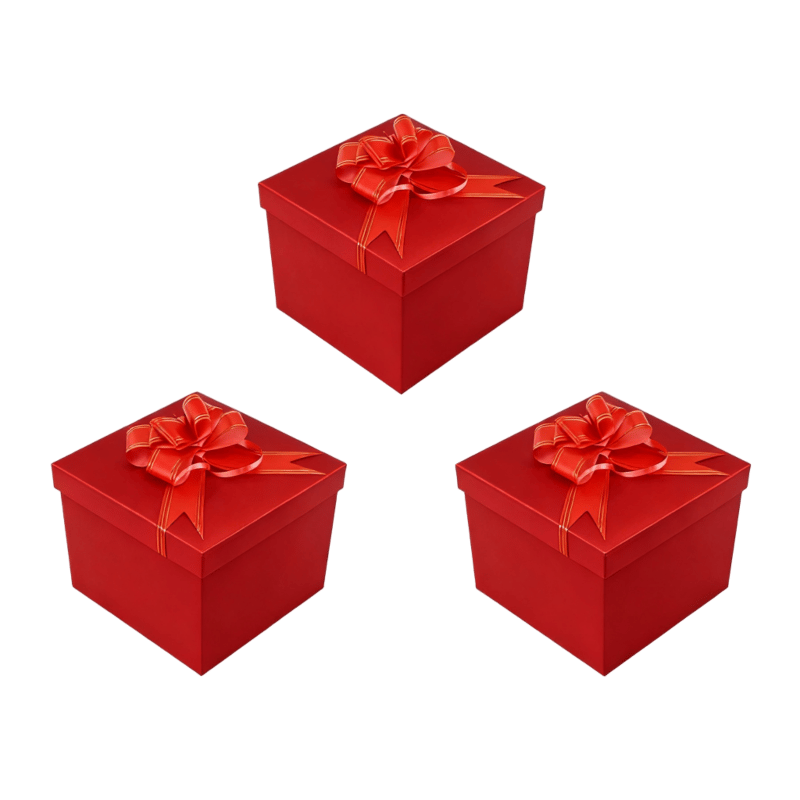 Geschenkbox mit Süßigkeitenexplosion