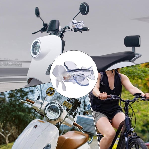 Vinddrevet LED propelflyver dekoration