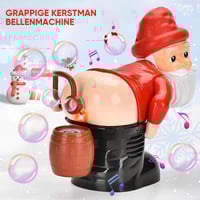 🎅🏽🫧Grappige Kerstman bellenblaasmachine