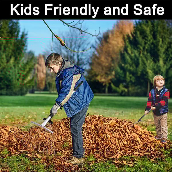 Adjustable Multi-Tine Steel Wire Rake