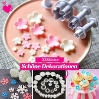 Hohe Qualität 33 Stücke Kuchen Prägeform