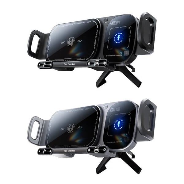 Sakerplus Wireless Charging Rotating Car Mount