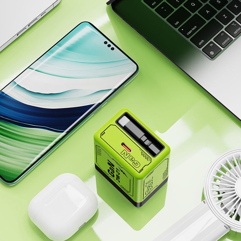 120W GaN dual-port PD fast charging head