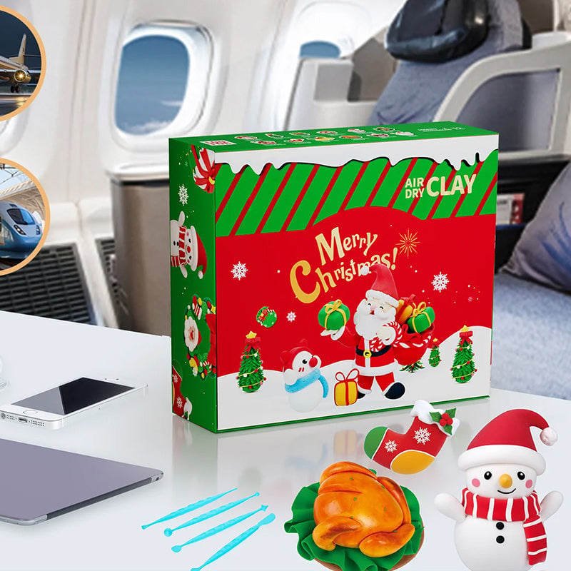 Christmas-Themed DIY Air-Dry Clay Modeling Kit