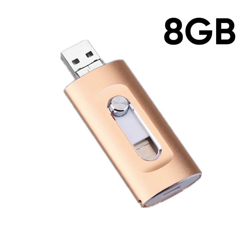 3-in-1 USB-stick met hoge capaciteit en vingerafdrukbeveiliging