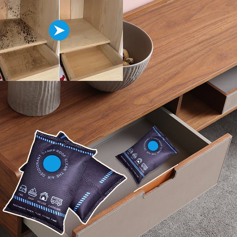 Reusable Moisture Condensation Damp Absorber Dehumidifier Bag