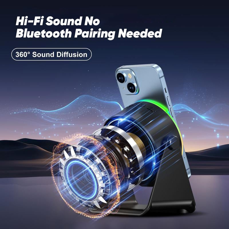 4-In-1 360° Rotating Bluetooth Speaker Stand
