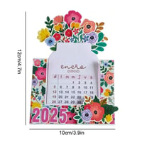 Best Christmas Gift - 2025 Bloomy Flowers Desk Calendar