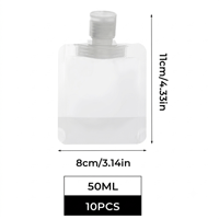 Portable Travel Fluid Dispensing Packing Bag