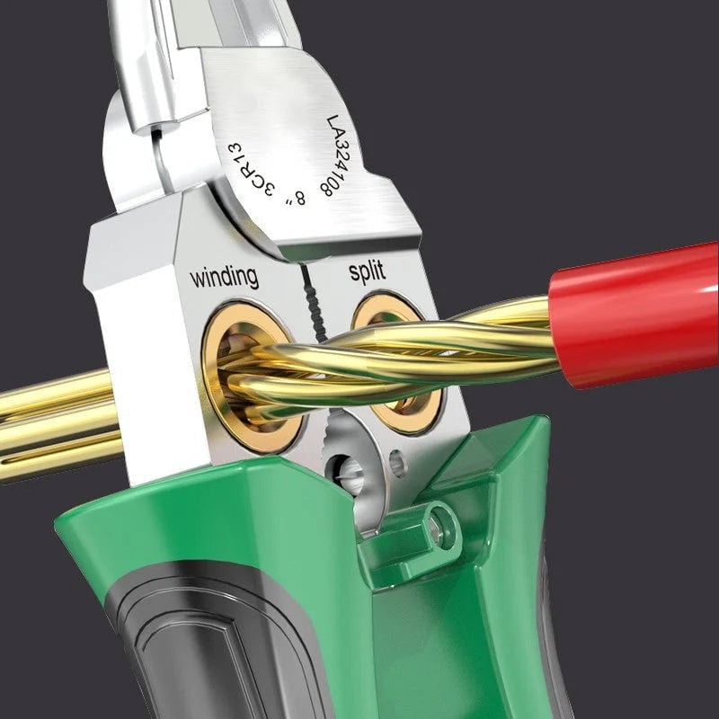 Pince à dénuder les fils multifonctions en acier inoxydable 7 en 1