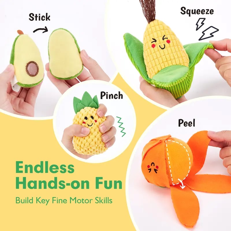 Vernrise Fruit Vegetable Color Sorting Play Food