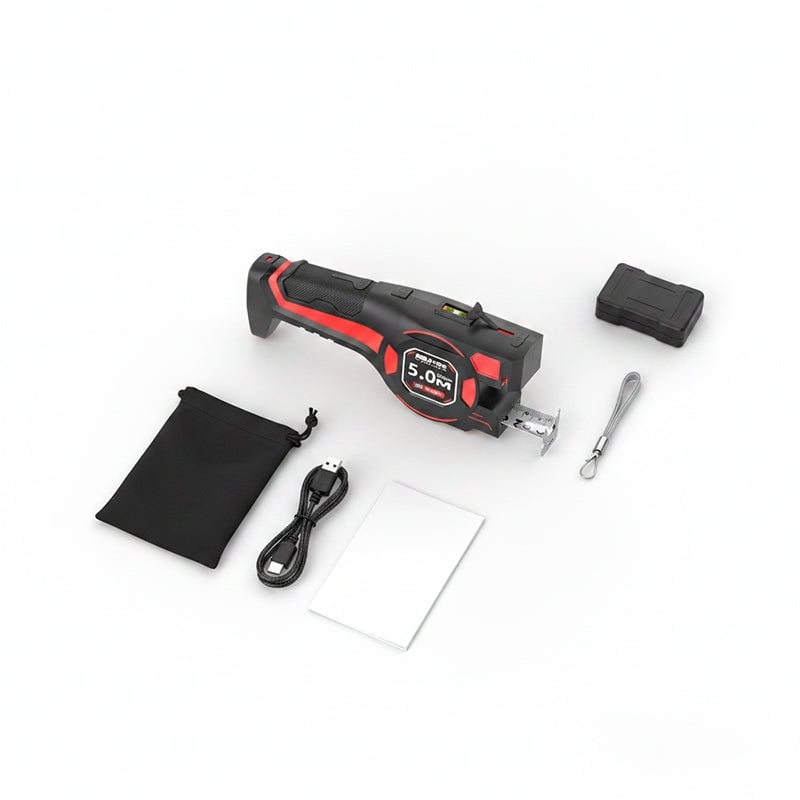Laser Tape Measure With Digital Level