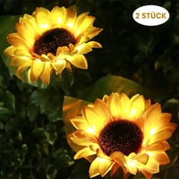 solarbetriebene Sonnenblumen-Leuchten
