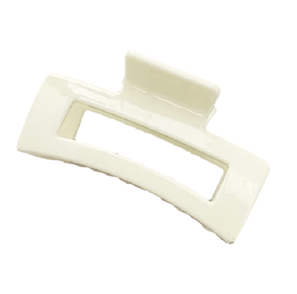 Minimalistische Silikon-Haifisch-Haarklammer