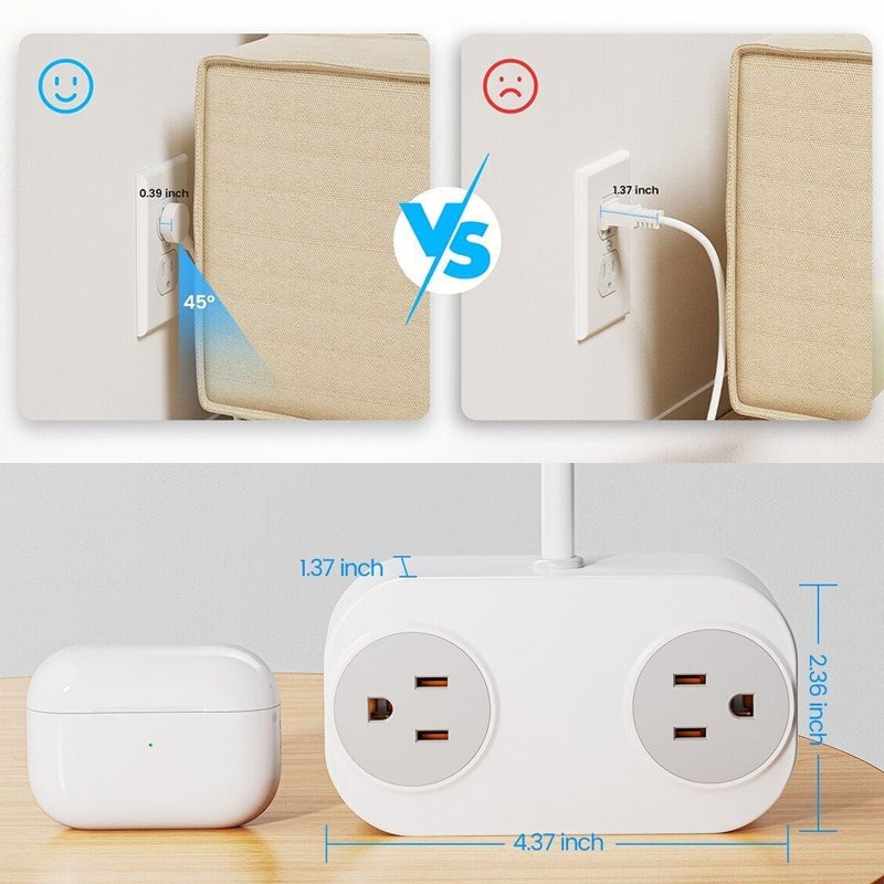 Travel Power Strip with USB