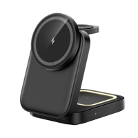 Sakerplus® 3-In-1 Foldable Magnetic Wireless Charging Station