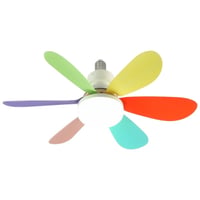 2-in-1 Socket Ceiling Fan with Dimmable LED Light(30W/40W)