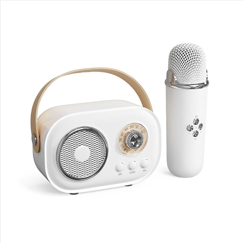 Mini Karaoke-maskin med trådløs mikrofon