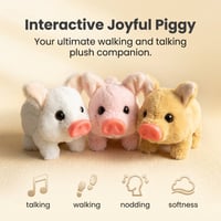 Interactive Joyful Plush Companion Pig