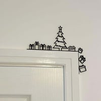 Festive Christmas Door Ornaments Decoration