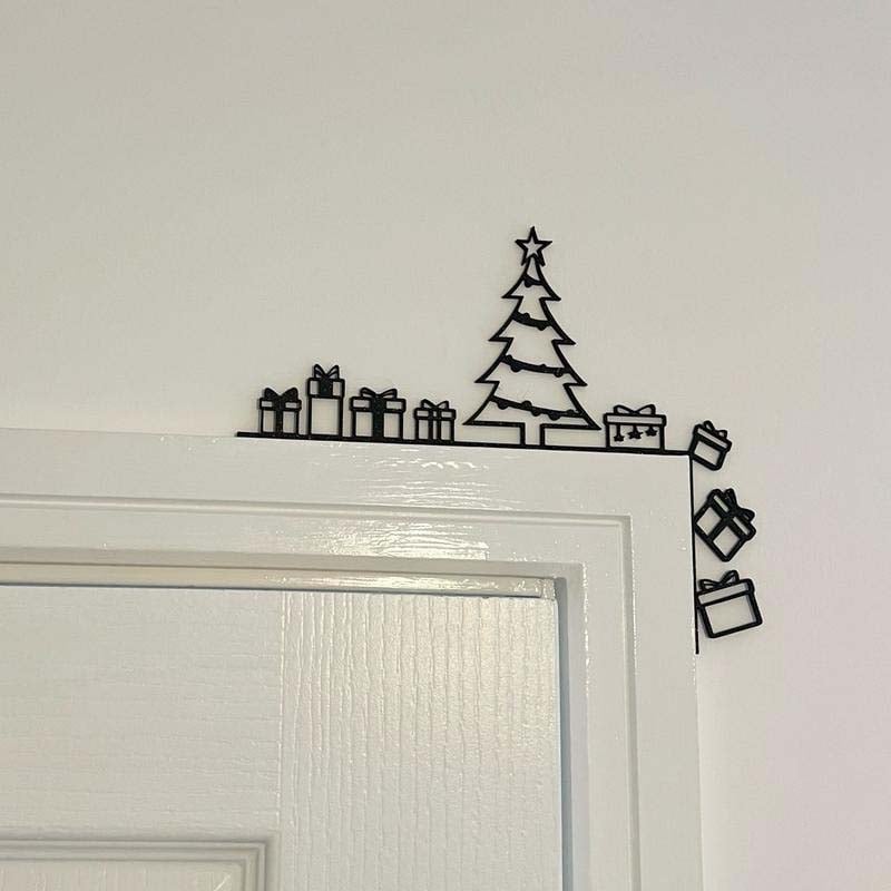 Festive Christmas Door Ornaments Decoration