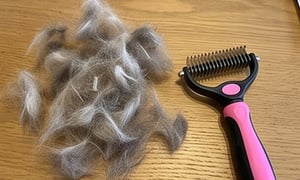 Pet grooming result