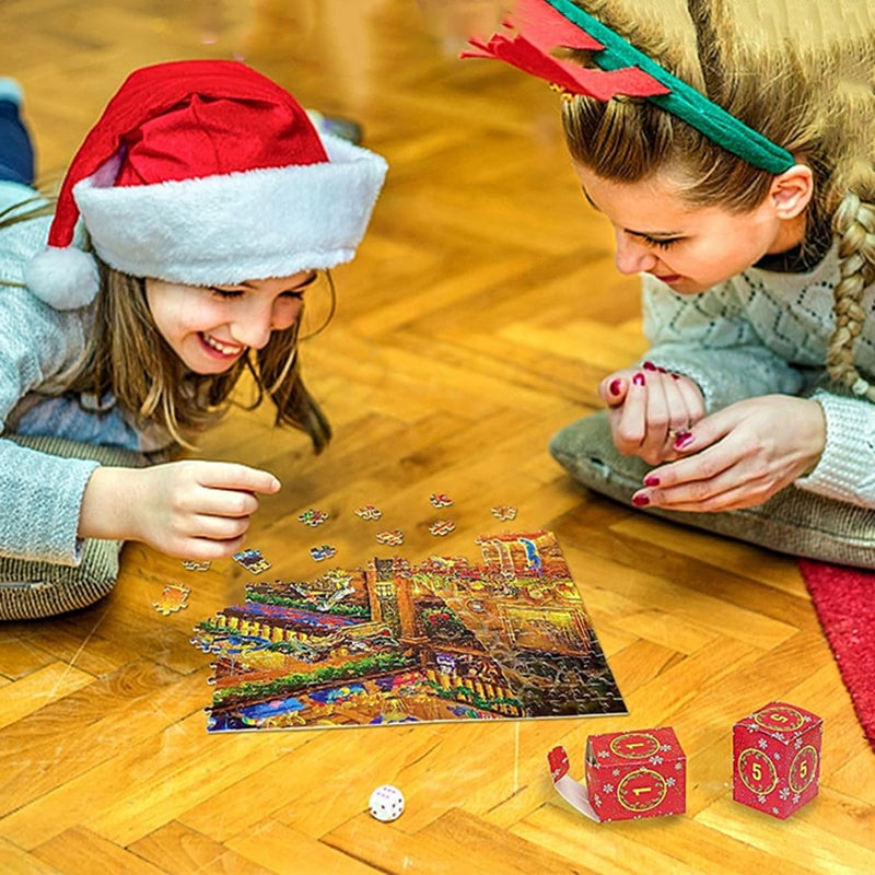 🎅🎄Adventskalender for julepuslespill