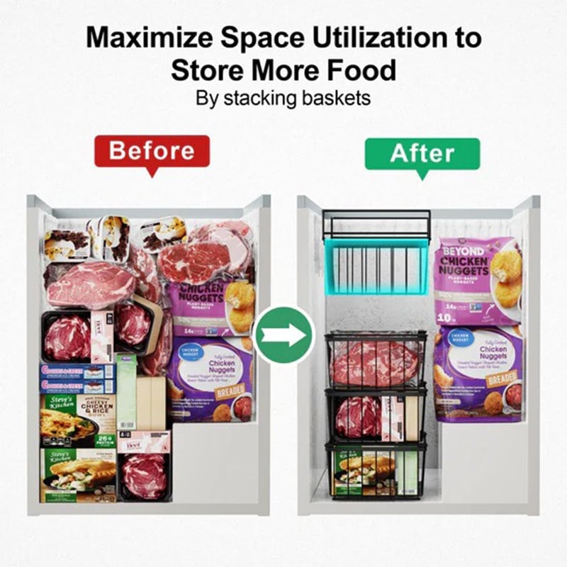 Sakerplus®  Efficient Stackable Freezer Storage Solution
