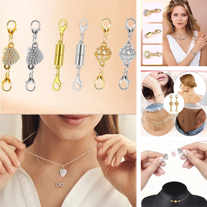 12 Pack Magnetic Necklace Clasps and Closures