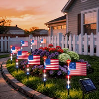 Outdoor Independence Day Decorative Light Post