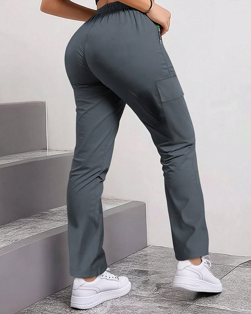 Loose Large-Pocket Casual Work Pants