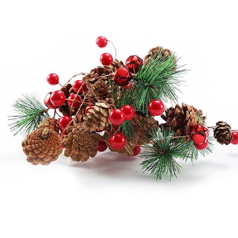 Kerstmis Dennenappel & Moerbei Decoratieve String Light