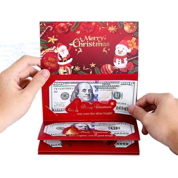 Foldable 6-Slot Christmas Red Envelope