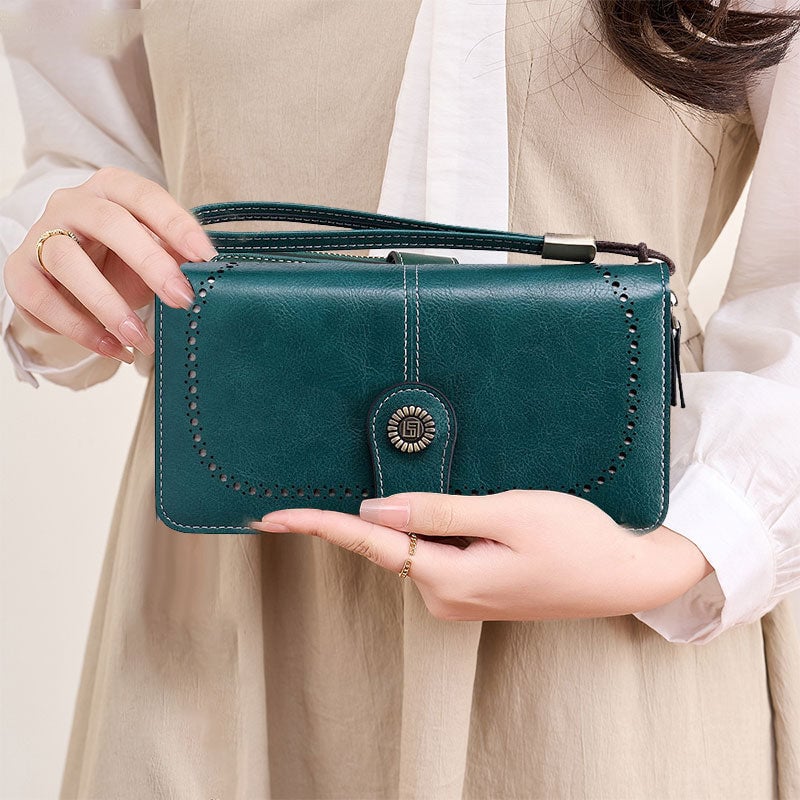 RFID Anti-magnetic Long Wallet